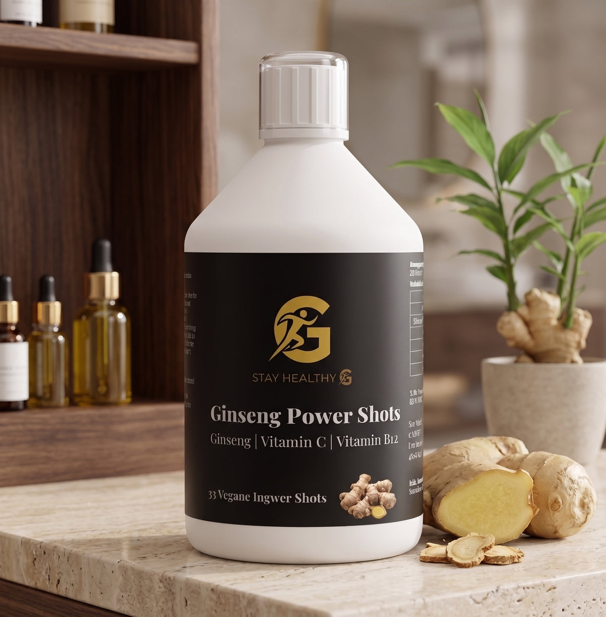 Ginseng Power Plus+ - 33 Shots - 500ml